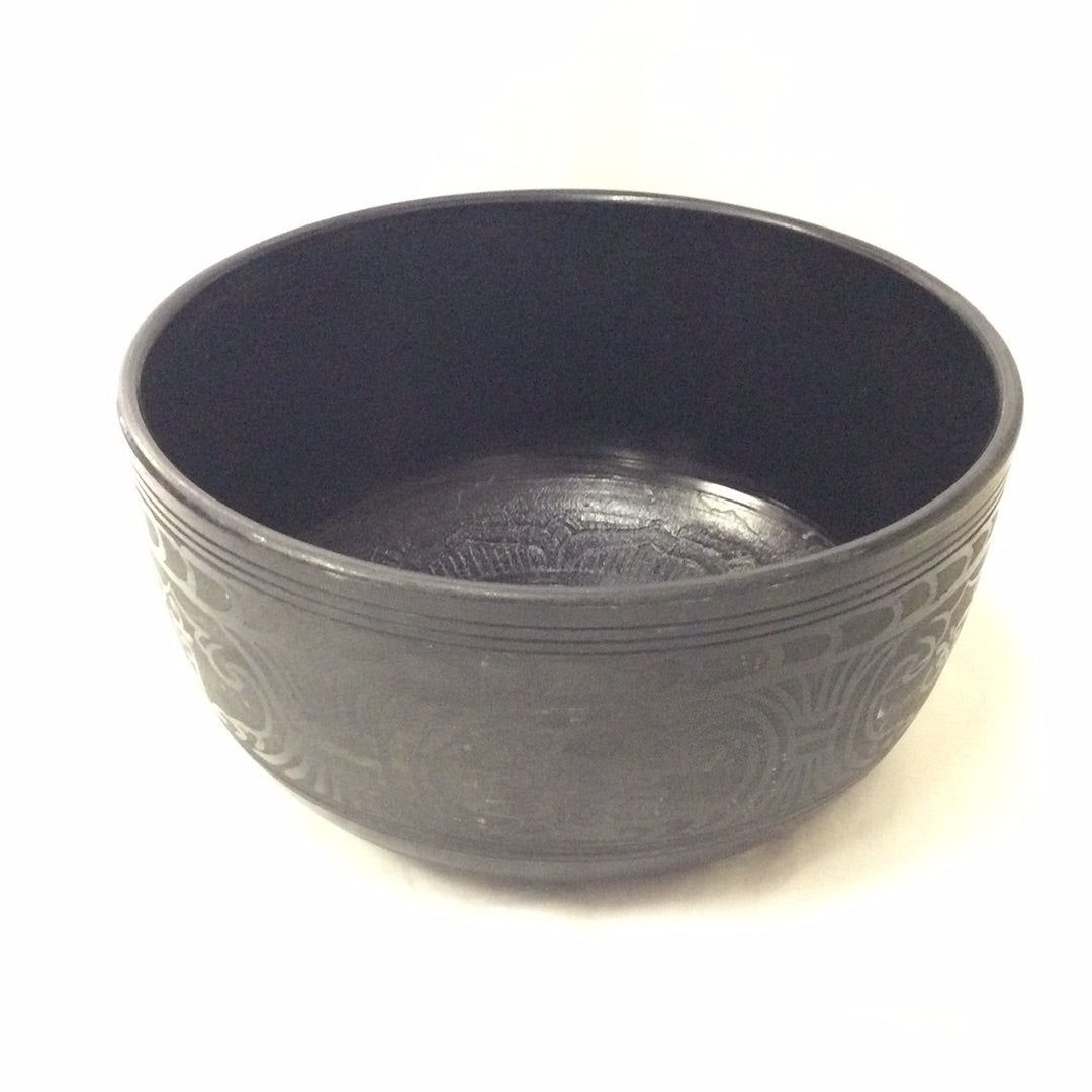 Singing Bowl, Large, Etched, Machined