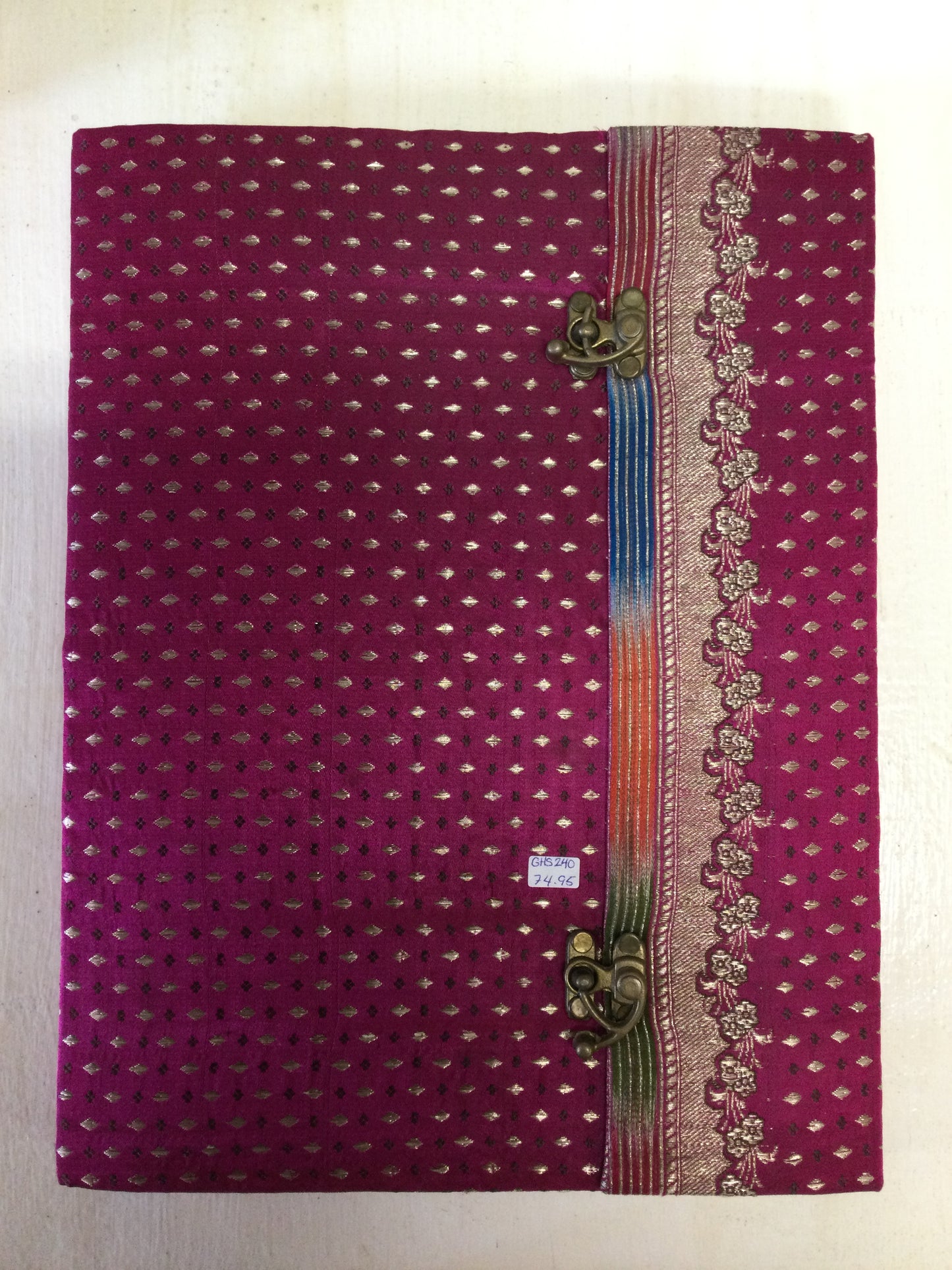 Handmade Sari Journal Large