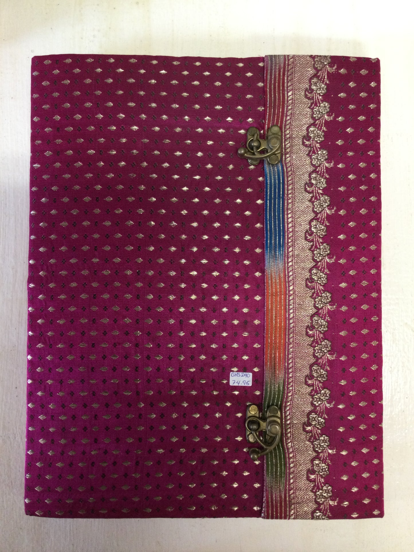 Handmade Sari Journal Large