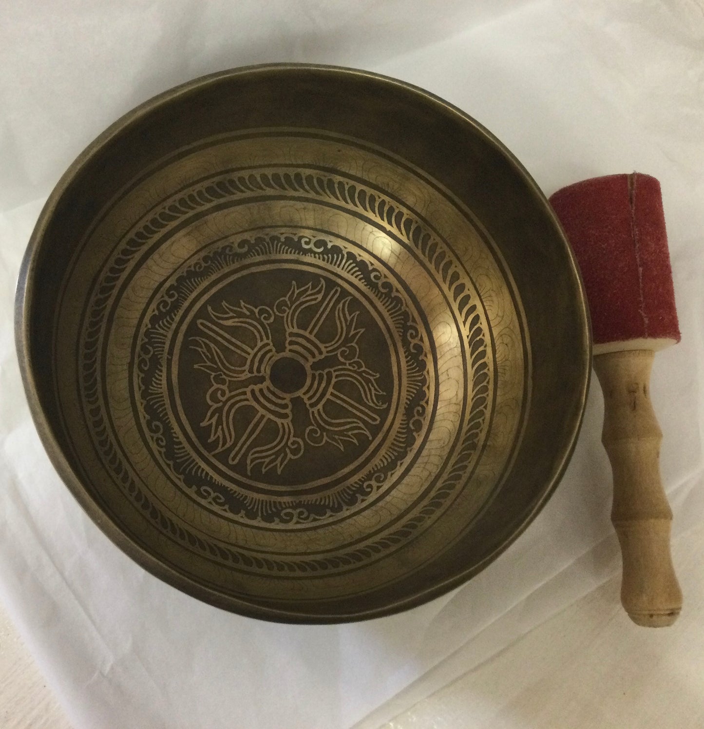 Singing Bowl, Etched