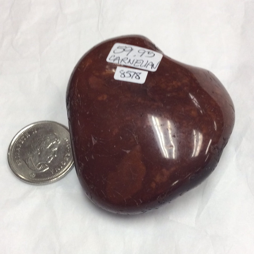 Large Carnelian Tumbled Stone