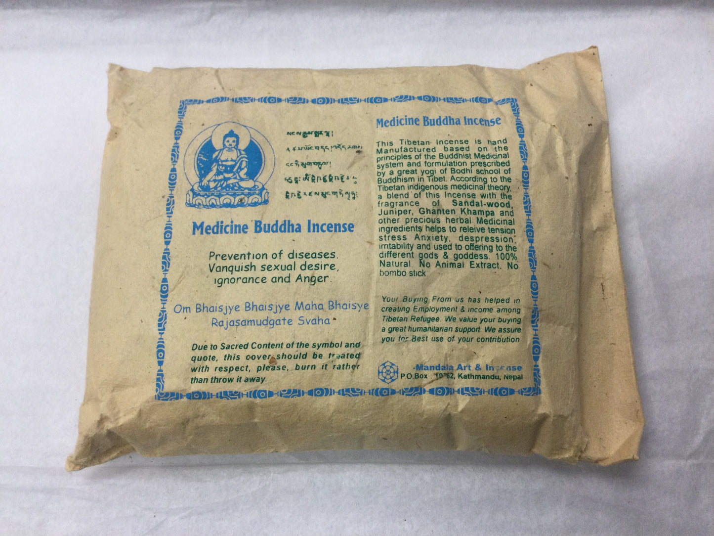 Medicine Buddha incense