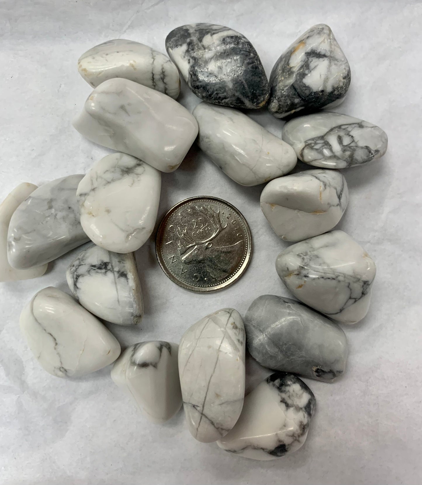 Tumbled Medium Howlite