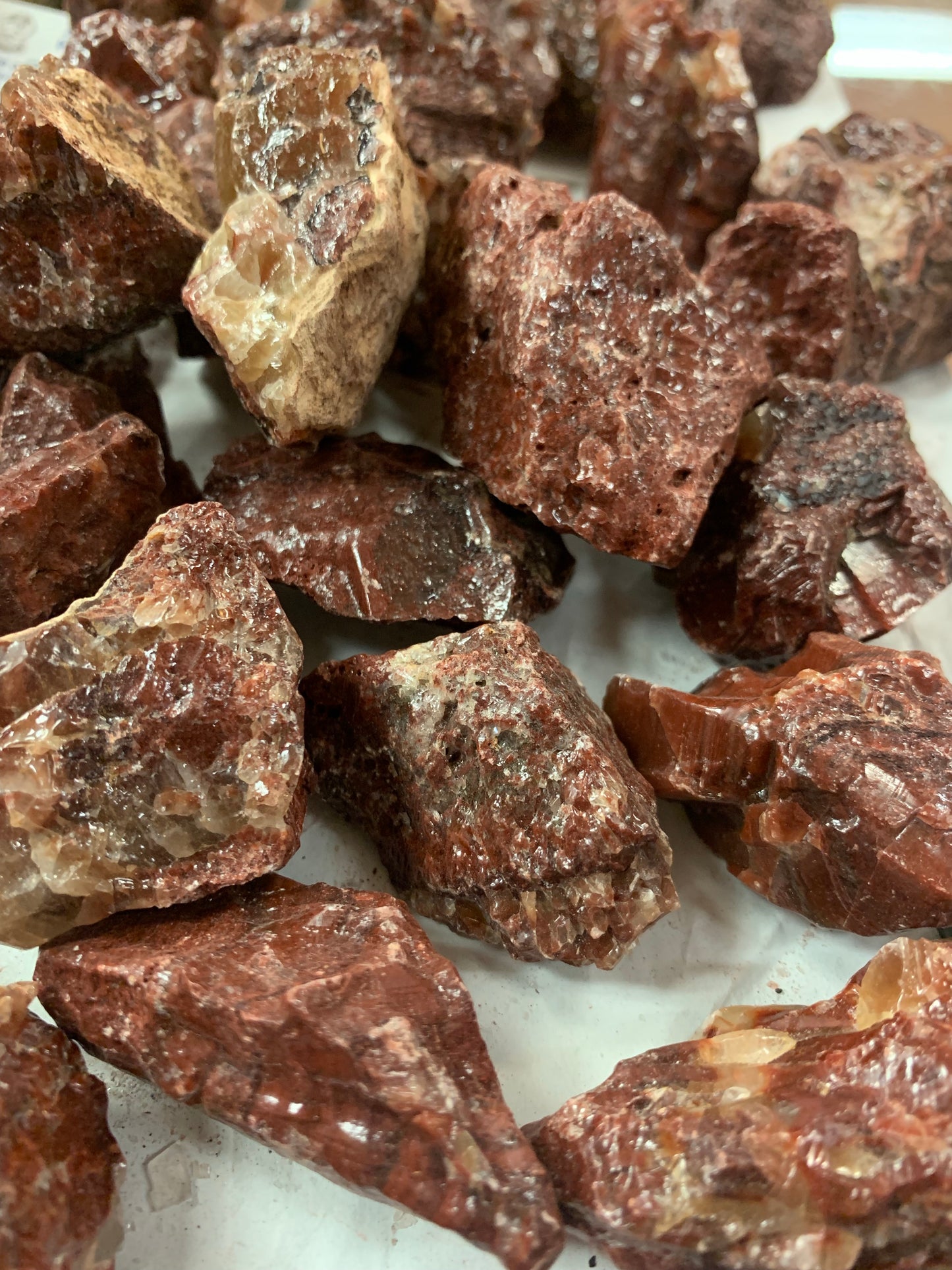 Large Red Calcite Rough