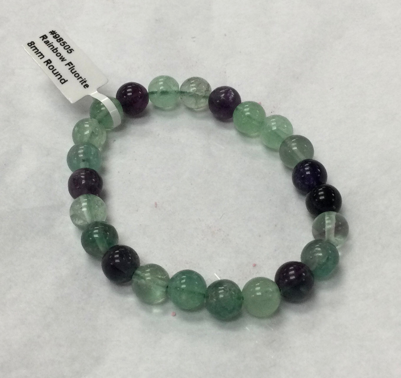 8mm Rainbow Fluorite Bracelet