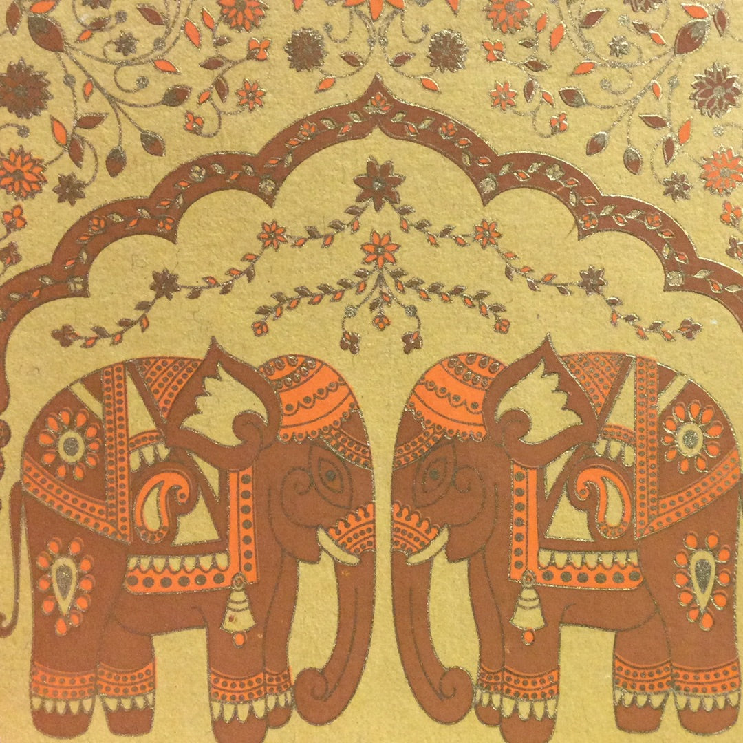 Elephant Card (handmade paper)
