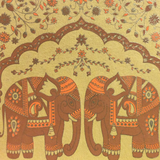 Elephant Card (handmade paper)