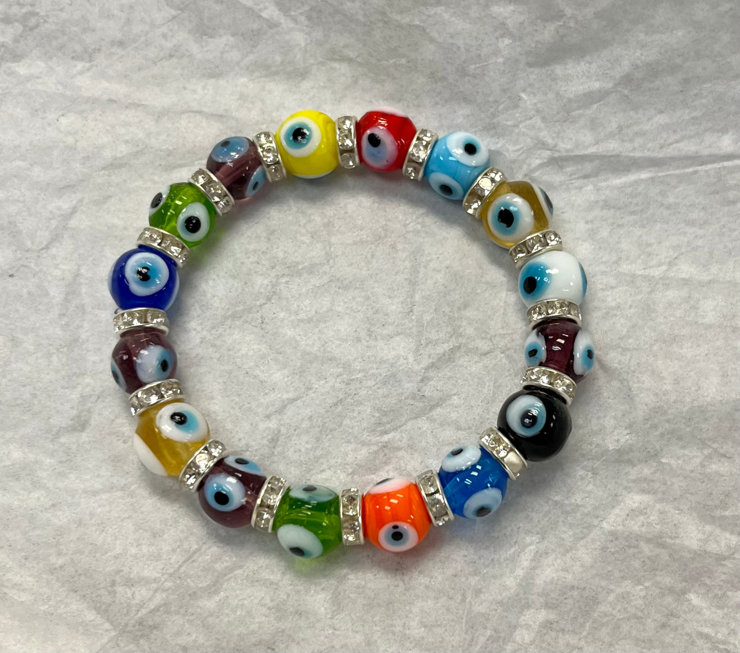 Evil Eye Bracelet Glass