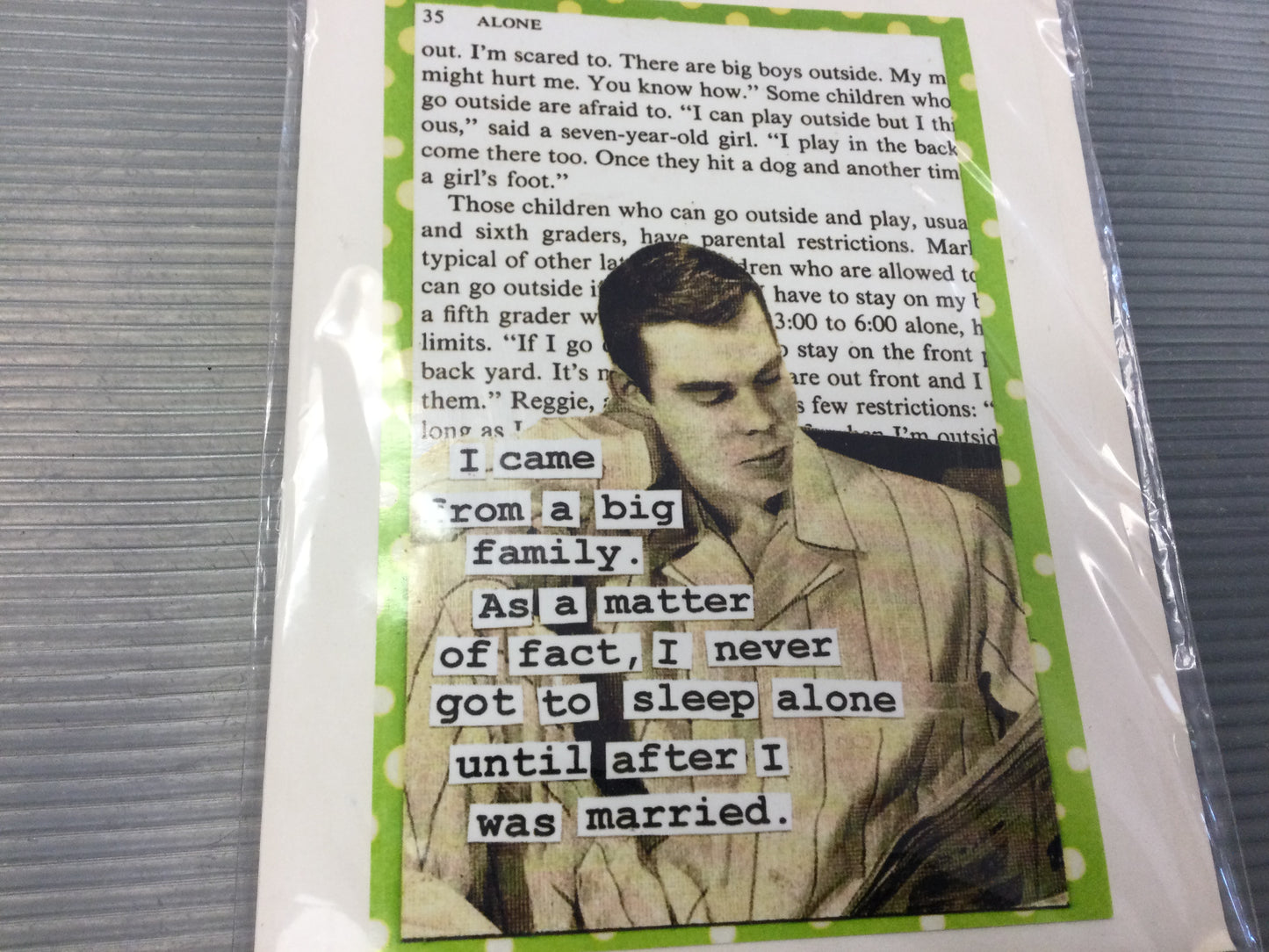Card, I came from