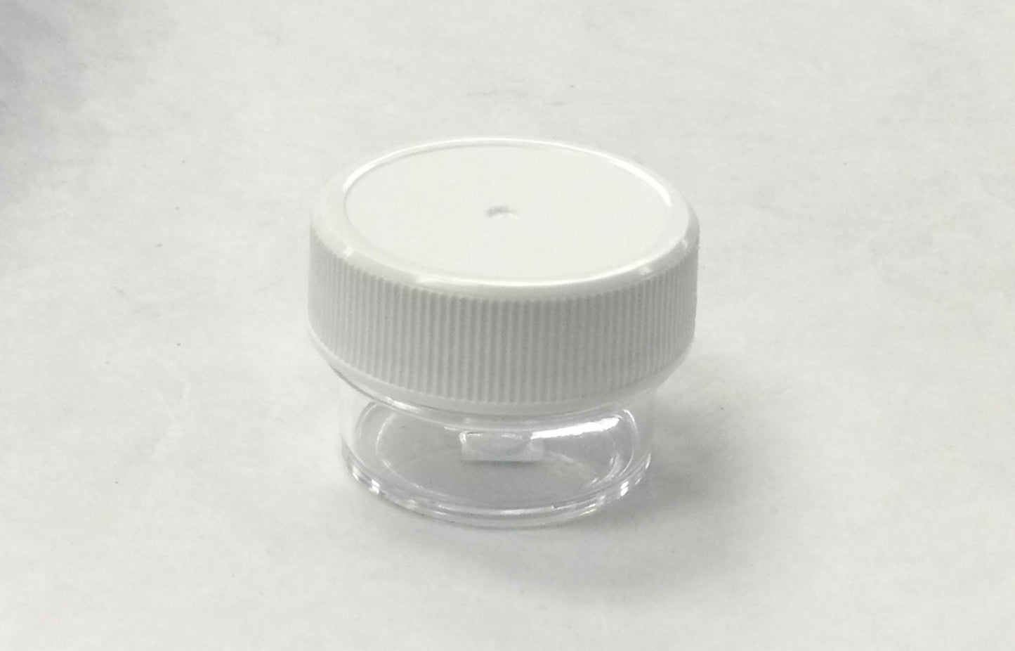 Plastic Jar with White Lid (5ml)