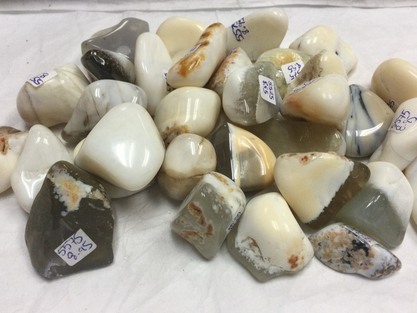 White Opal Tumbled
