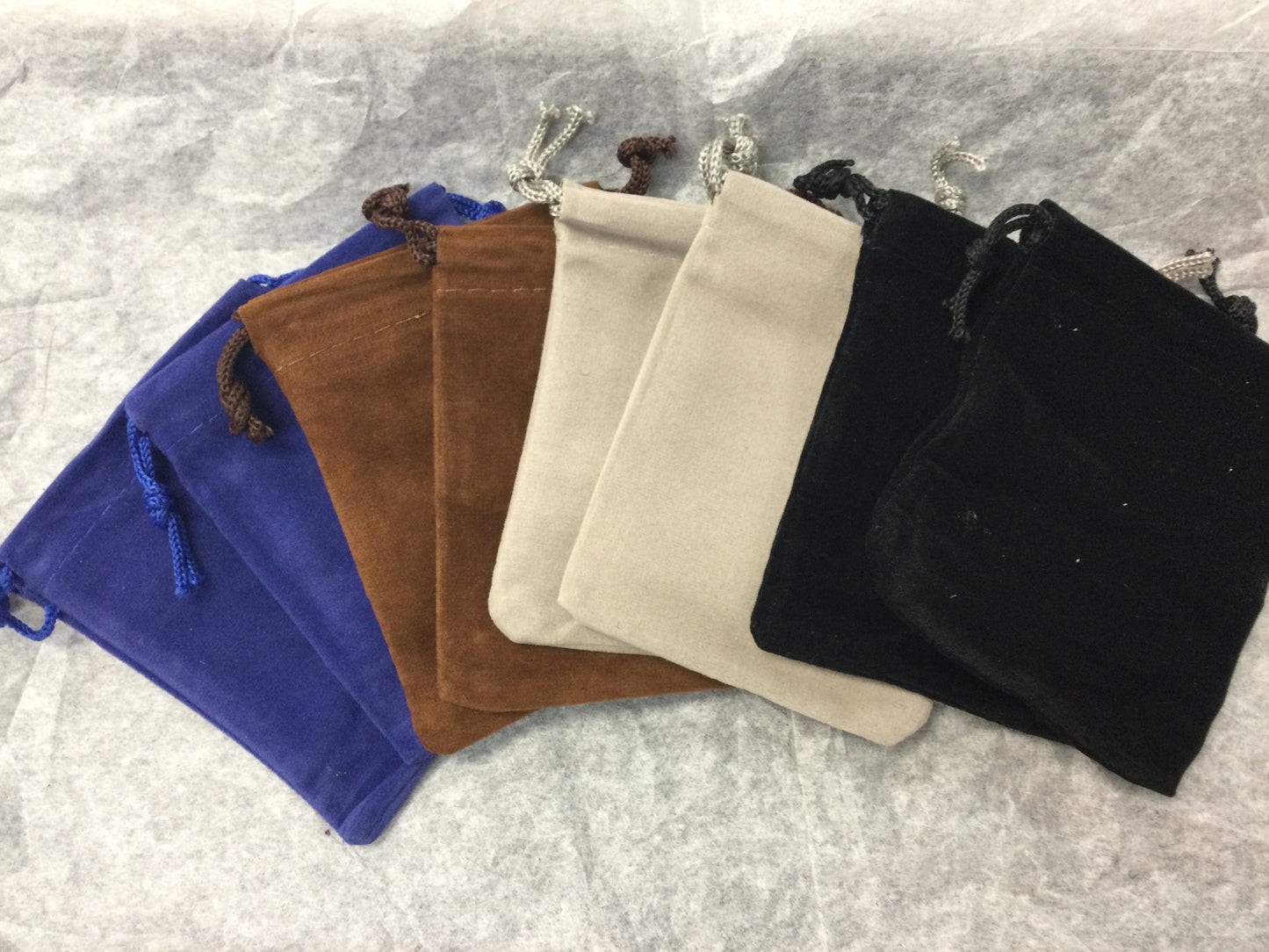 Small velvet bags