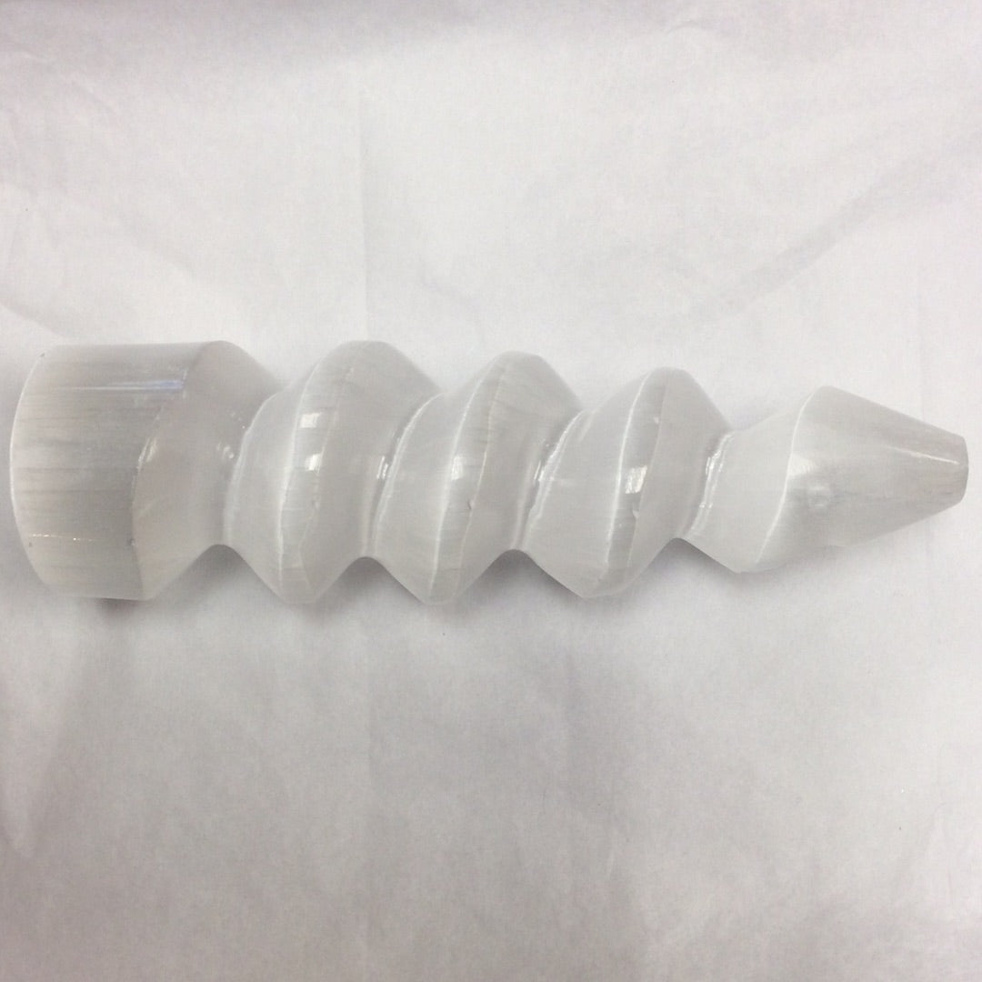 Selenite Spiral Charging Point