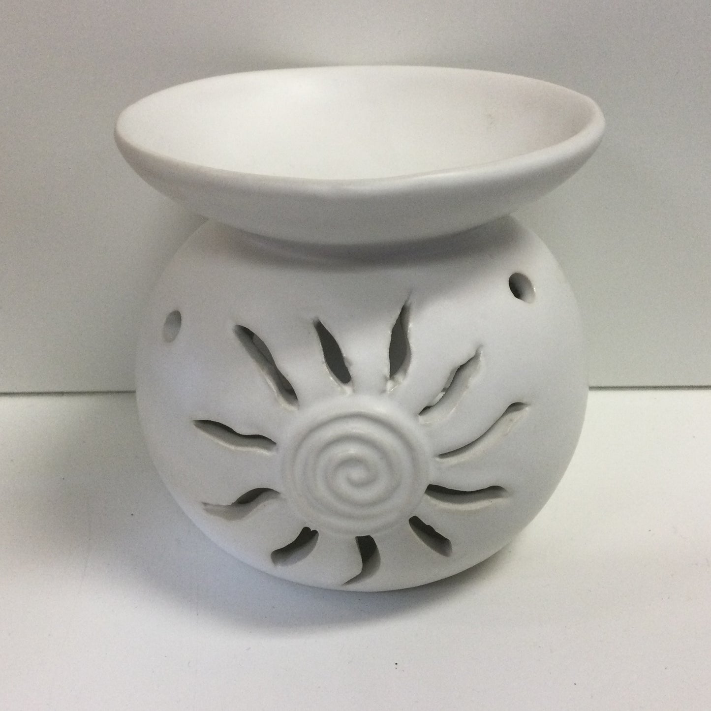 Spiral Sun Oil Burner White