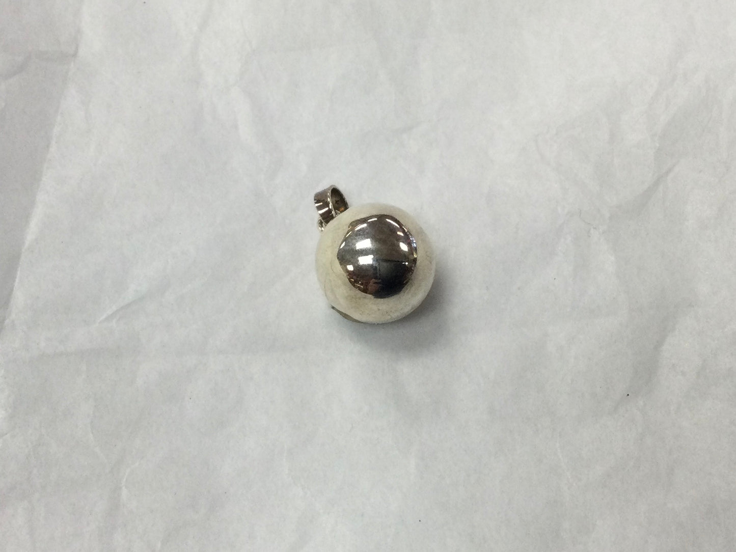 Silver Musical Ball Pendant
