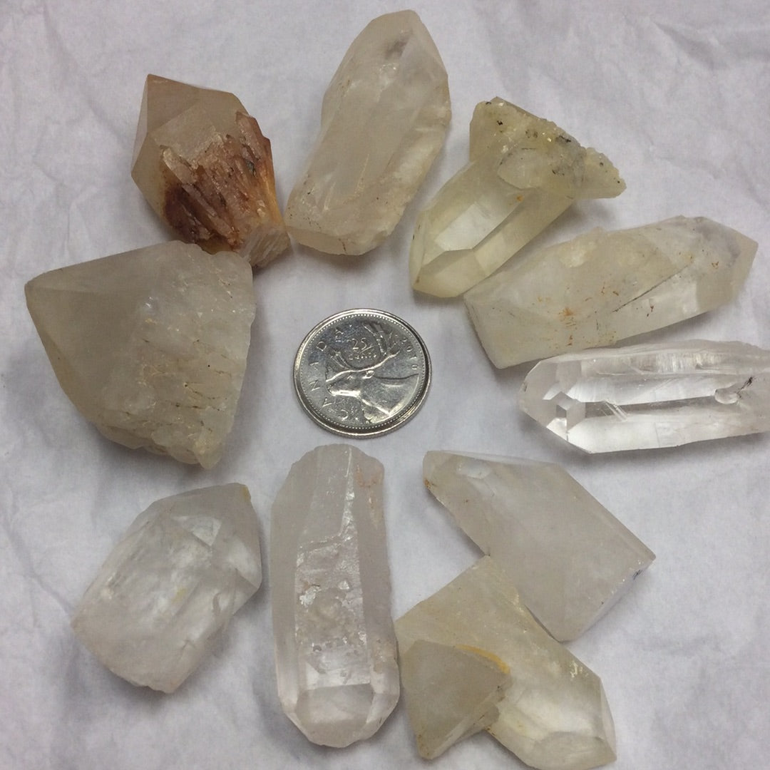 Candle Quartz Self Standing Points