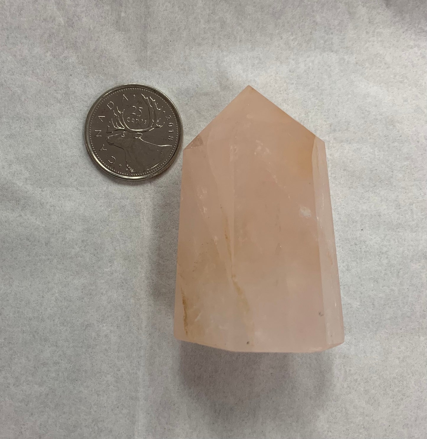 Rose Quartz Point Approx. 2.5”
