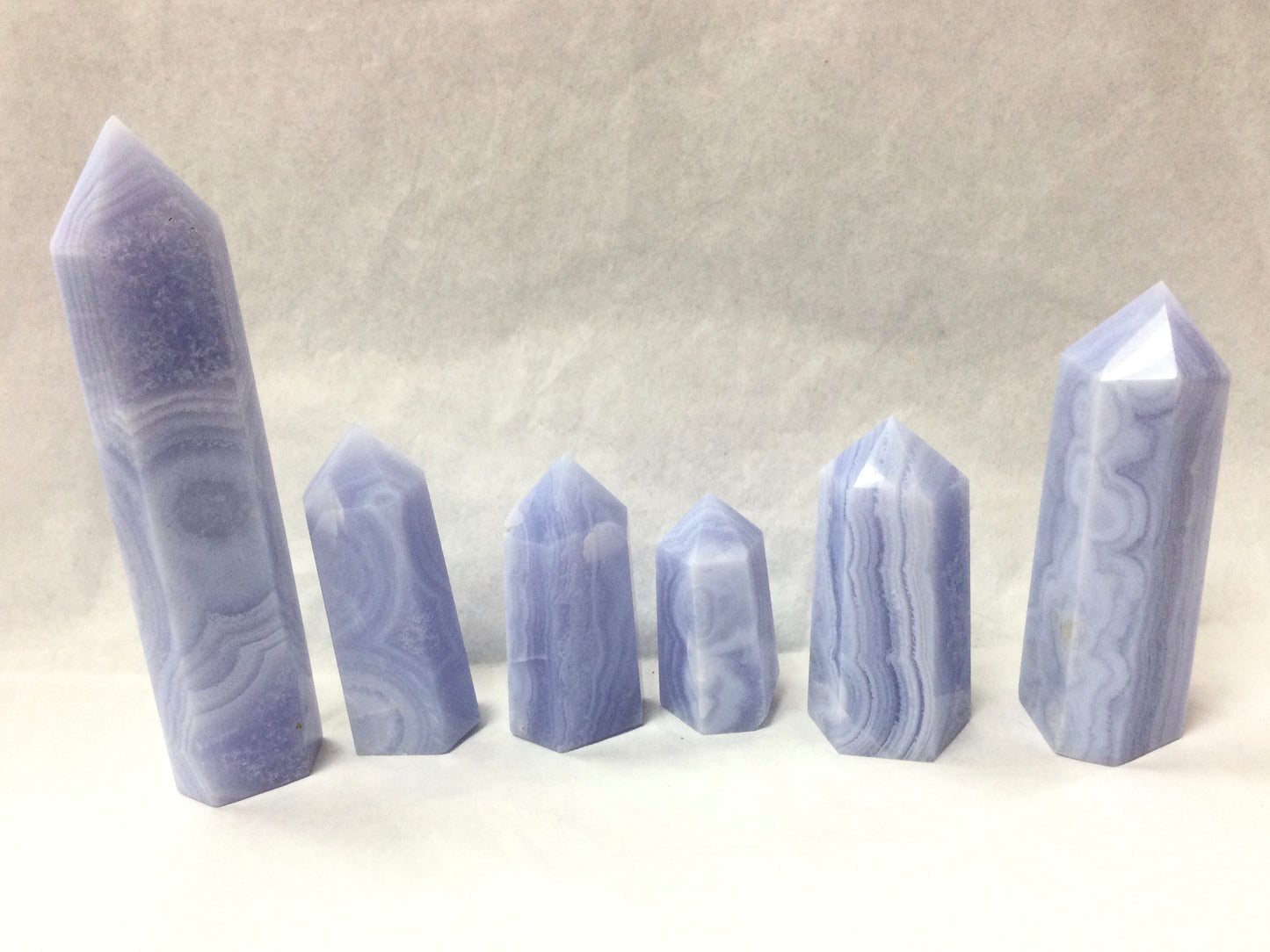 Blue Lace Agate Tower