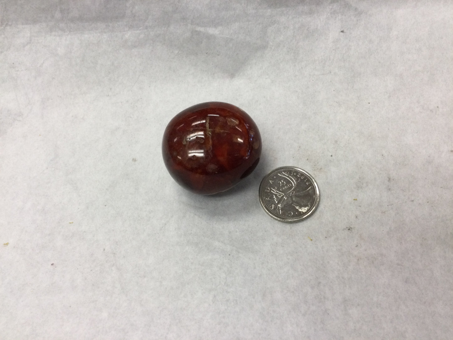 Carnelian Palm Stone (natural)