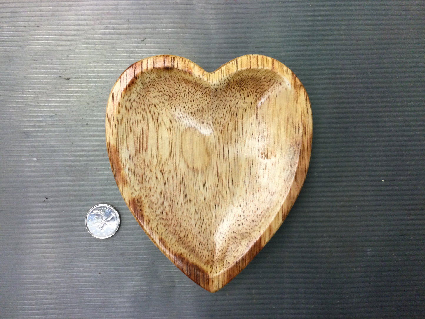 Teak Heart Bowl
