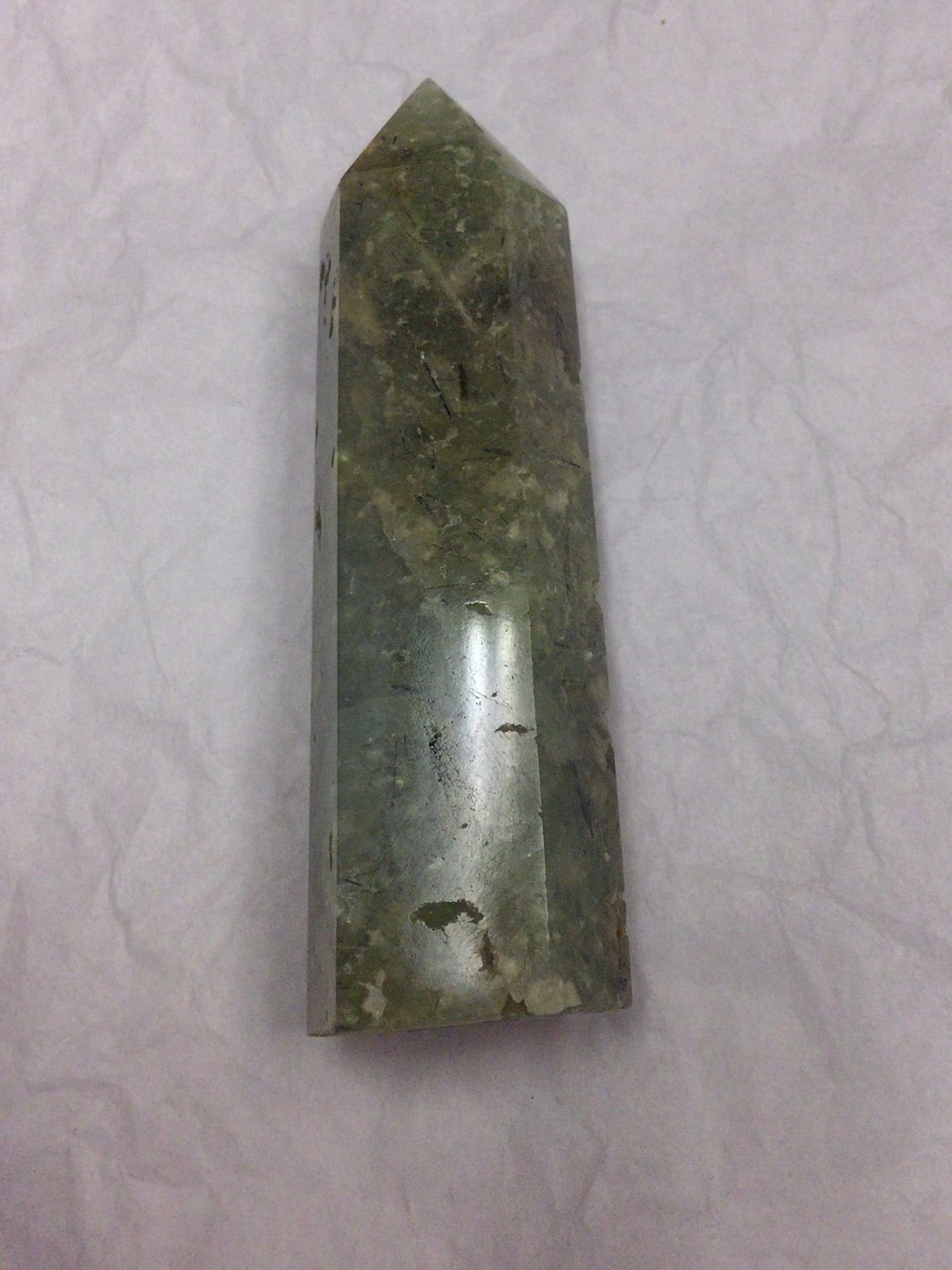 Prehnite and Tourmaline Towers