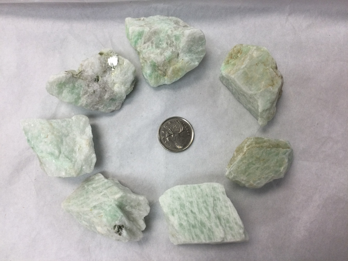 Rough White Amazonite