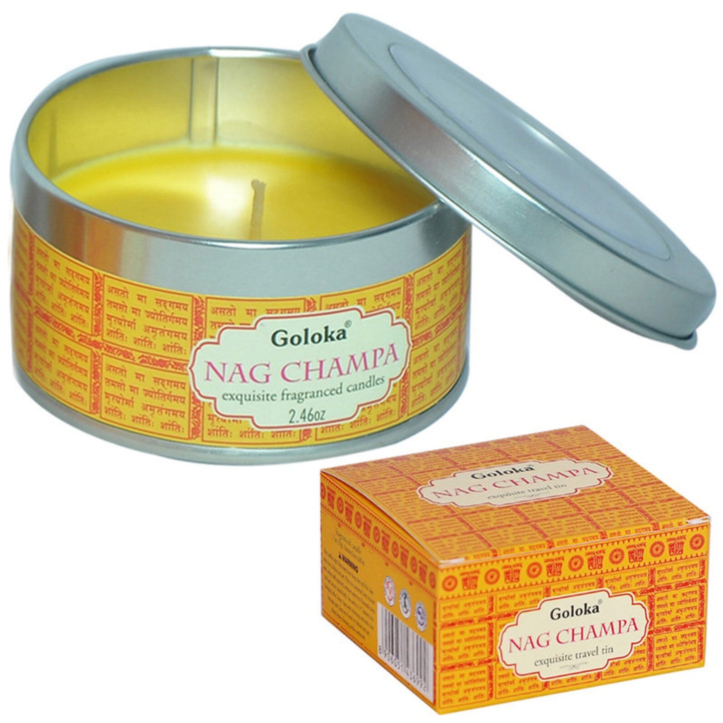 Nag Champa Travel Candle