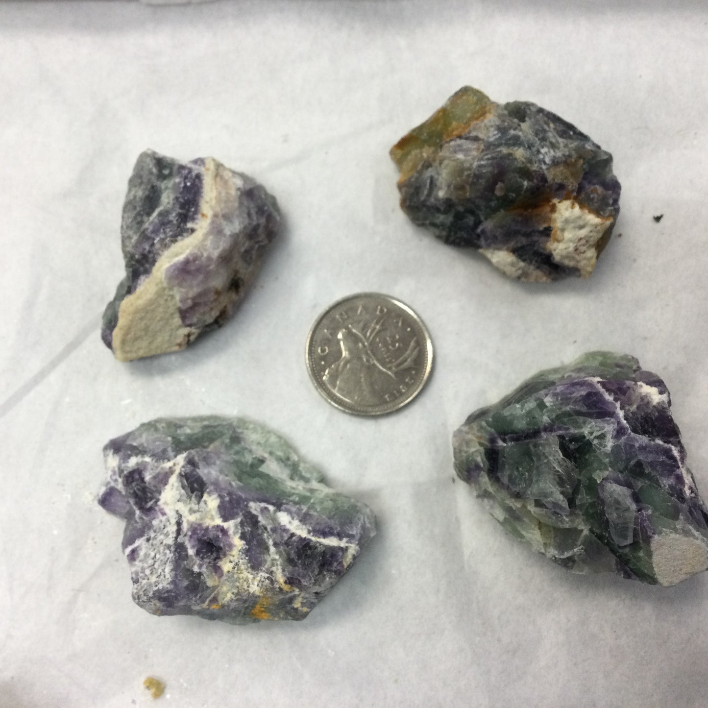 Rough Rainbow Flourite Chunks