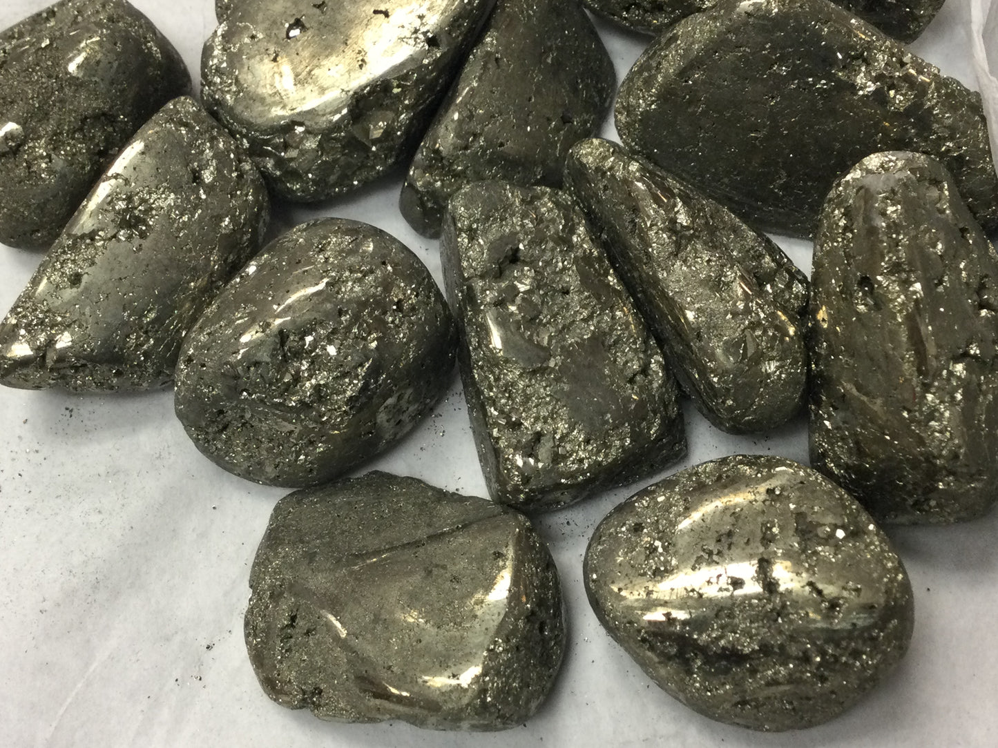 Tumbled Pyrite