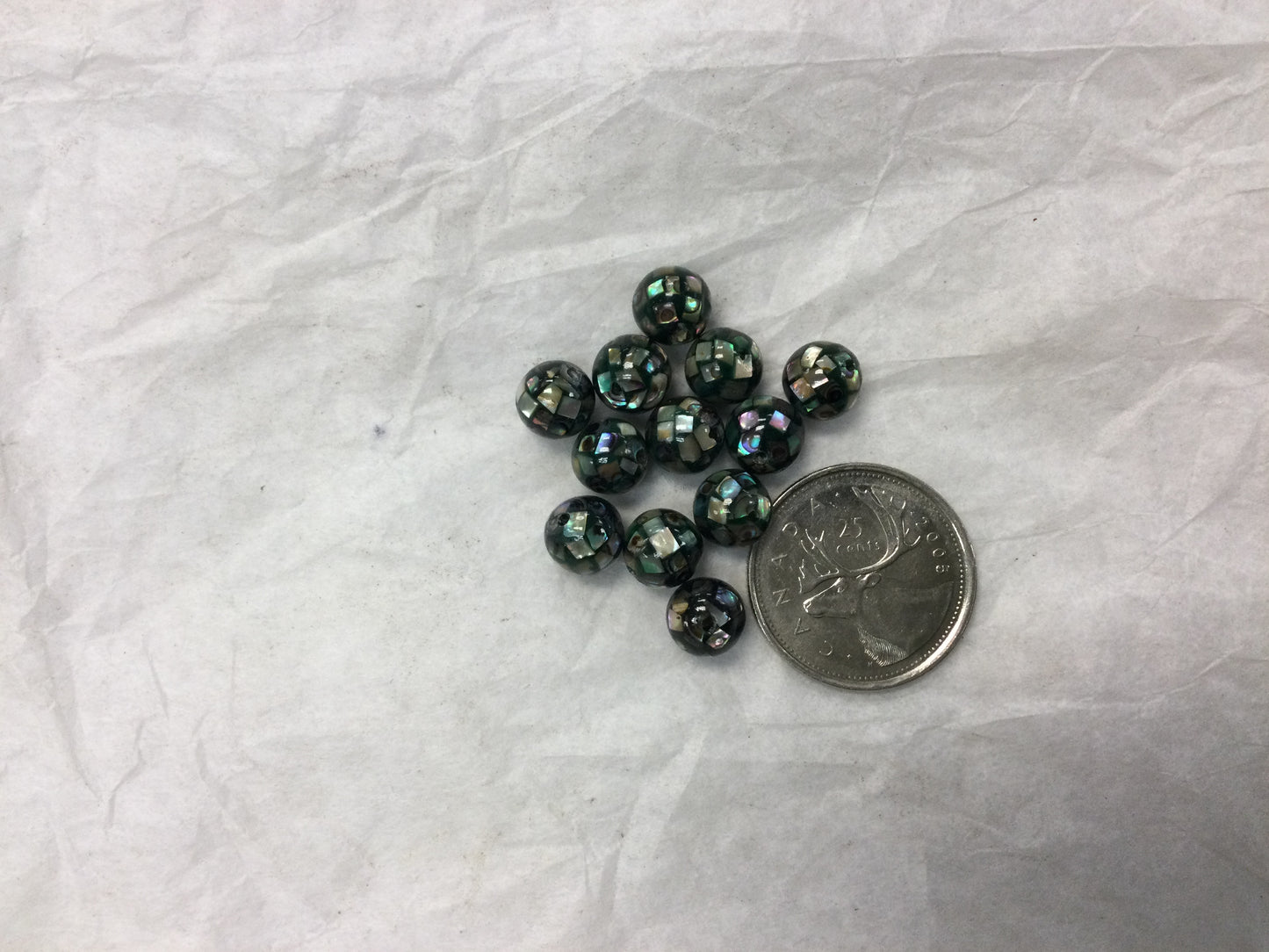 Abalone Spherical Bead