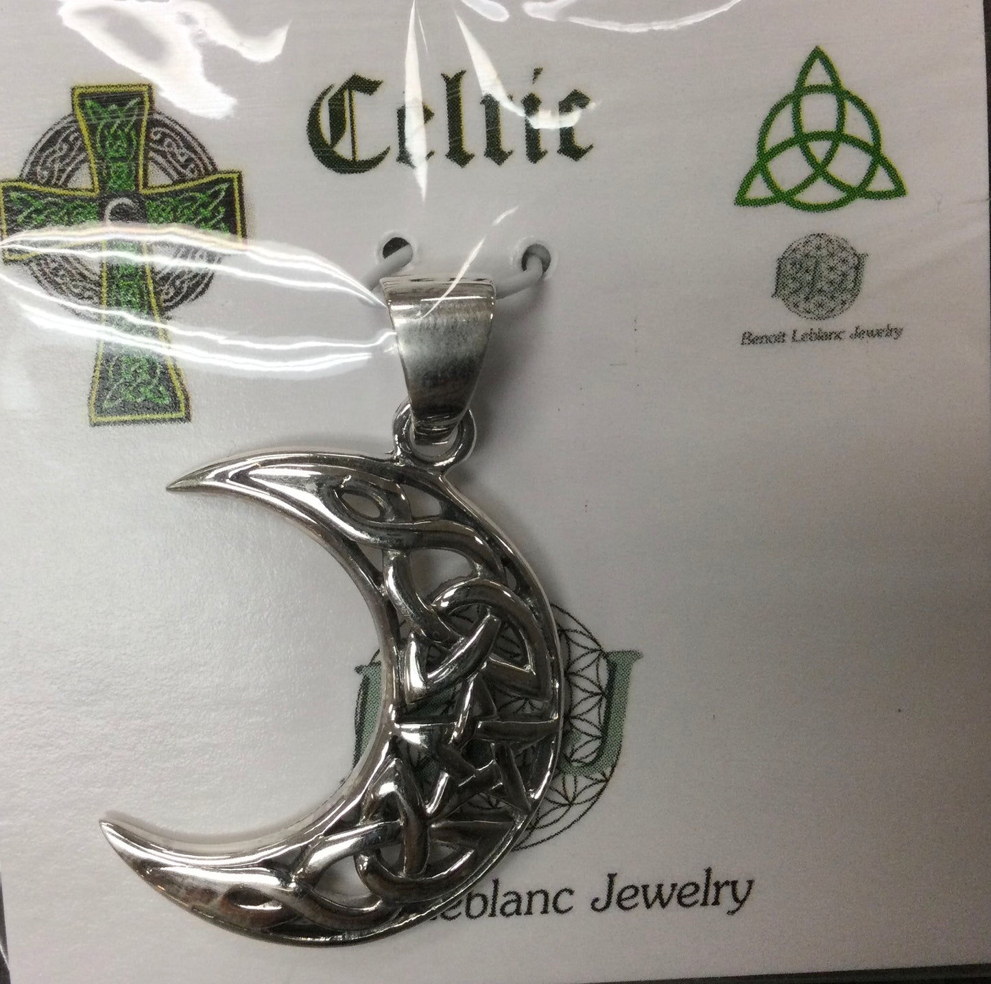 Celtic Moon Pendant