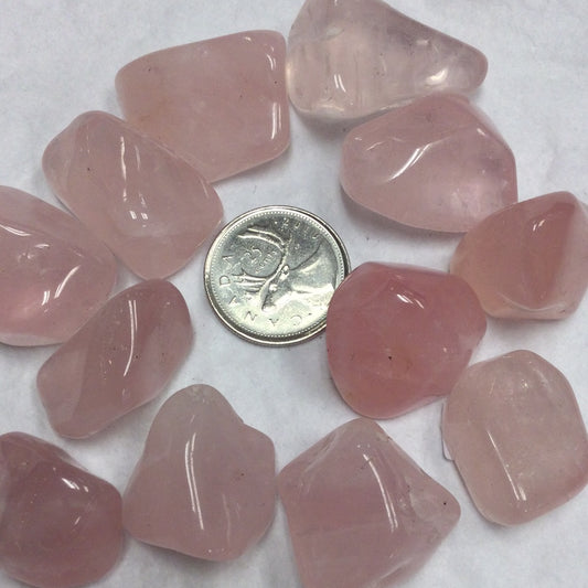High Quality Tumbled Rose Quartz