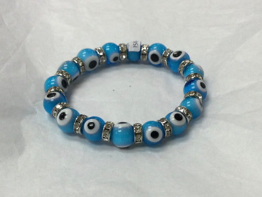 Evil Eye Bracelet Glass