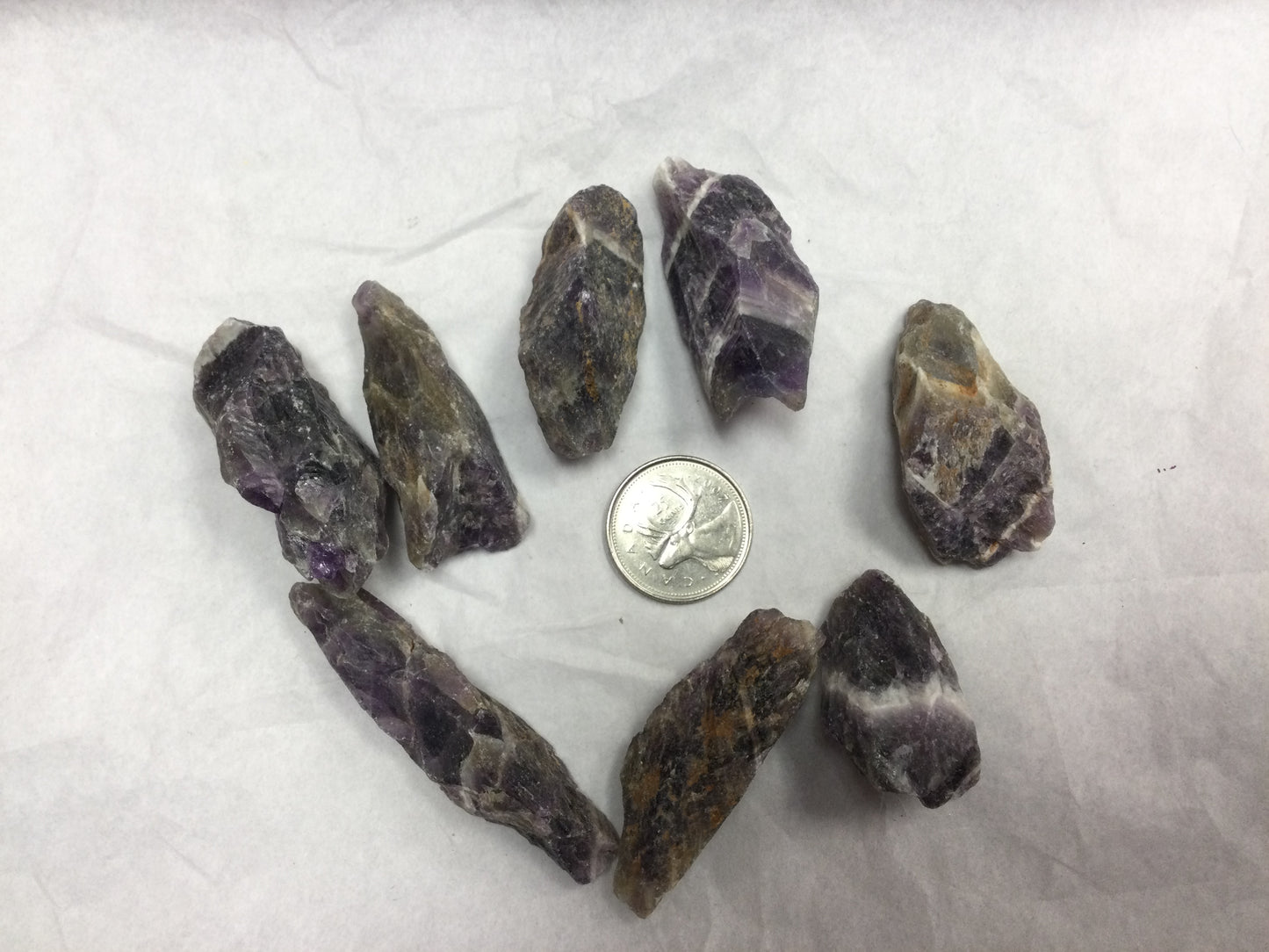 Rough Chevron Amethyst