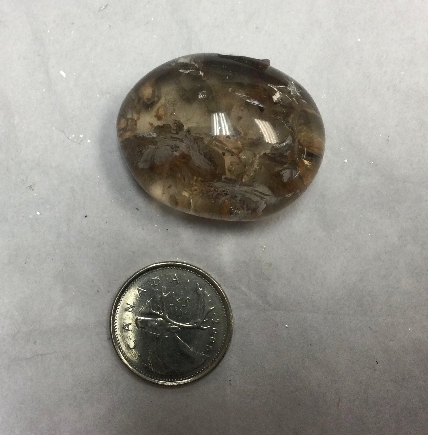 Semi-Polished Clear Rutilated Shaman Quartz