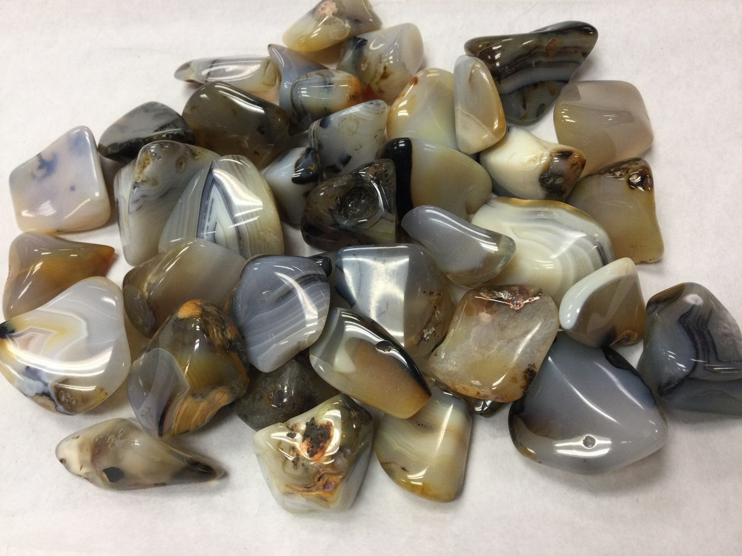 Tumbled Dendritic Agate