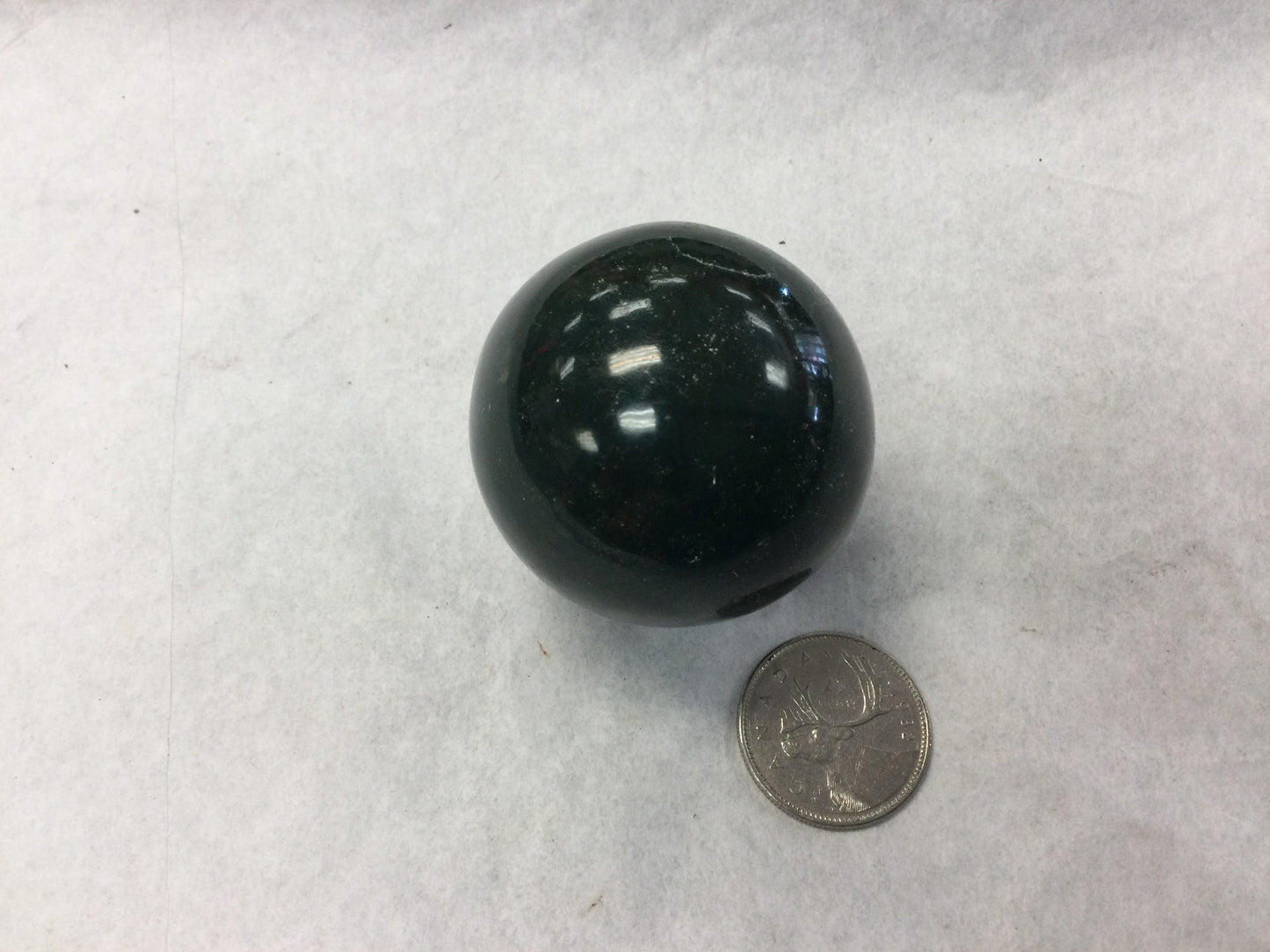 Bloodstone Sphere, 2”
