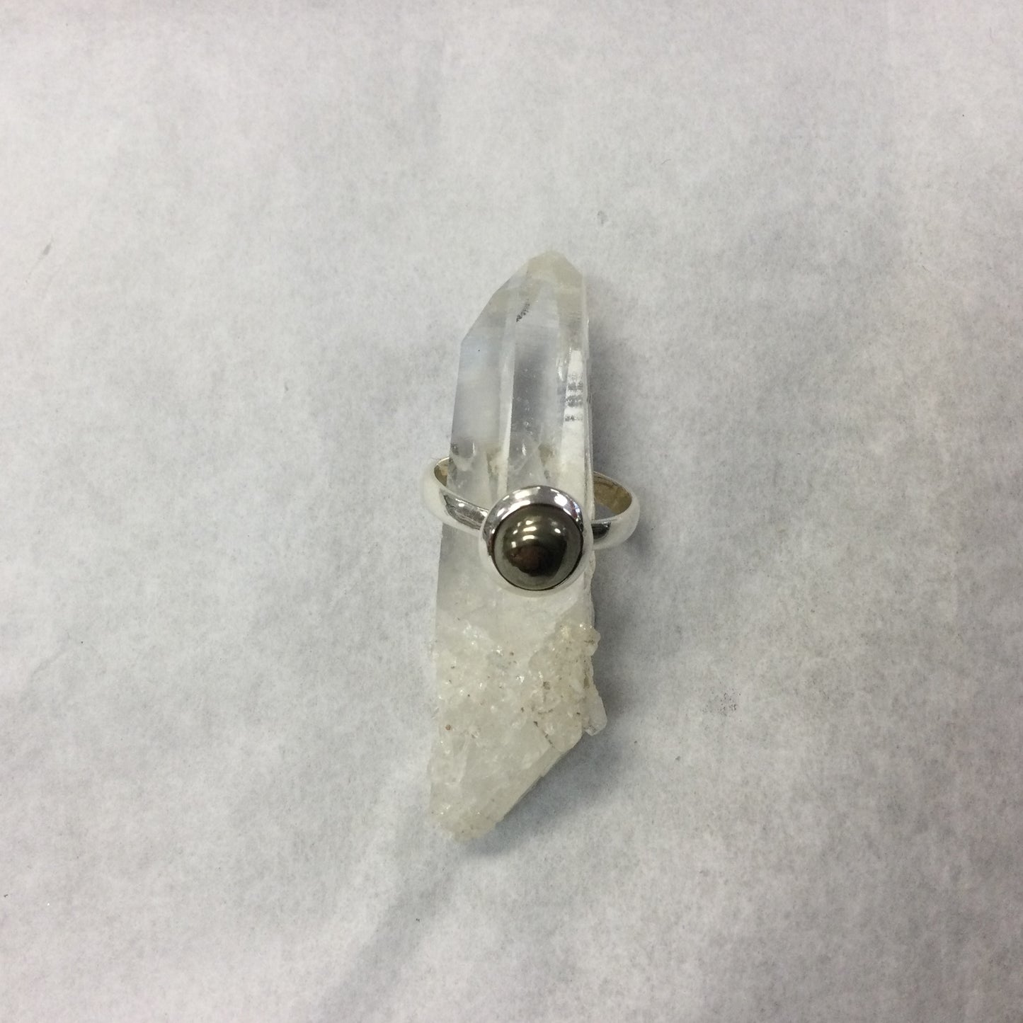 Silver Pyrite Rings