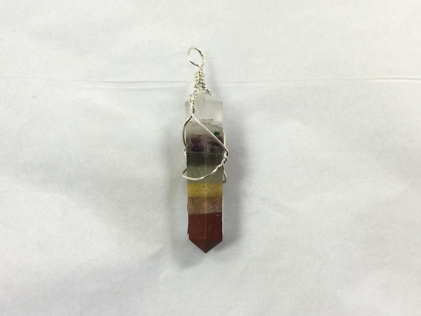 Wire Wrapped Chakra Pendant