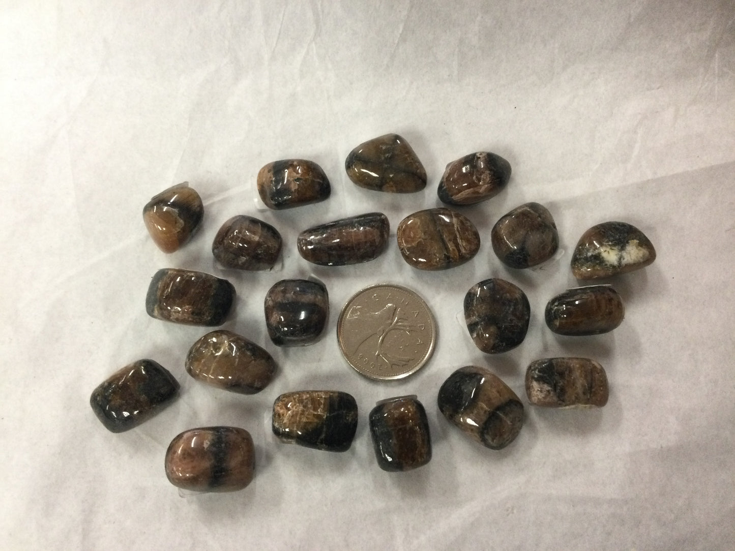 Chasolite small tumbled