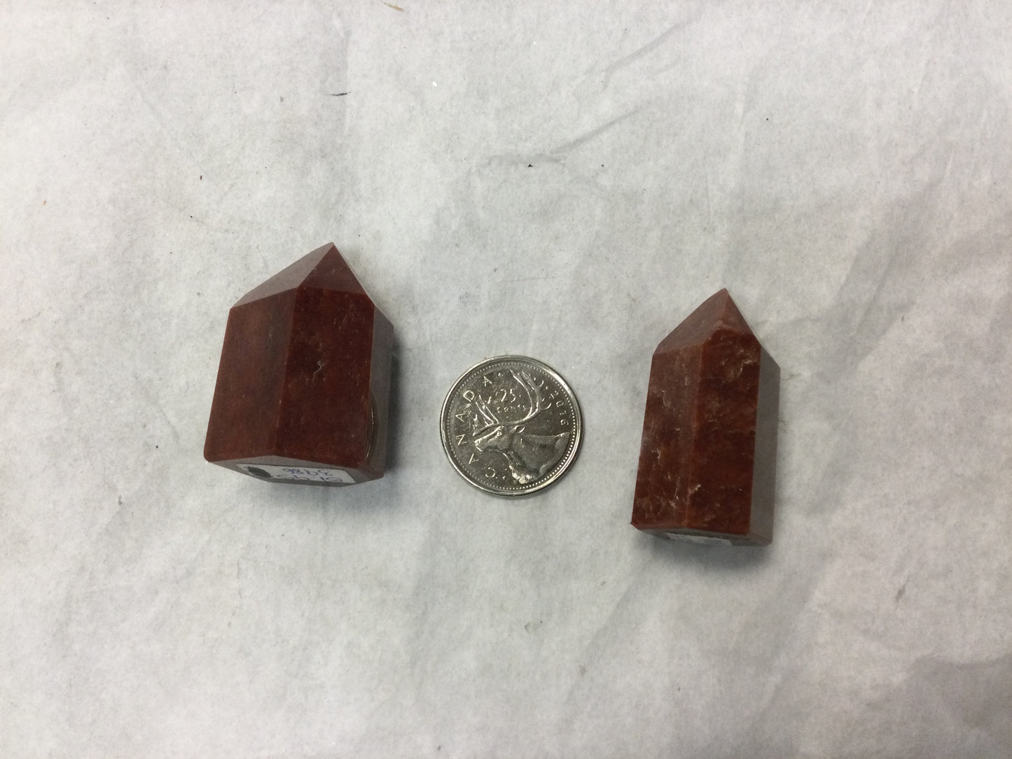 Small Red Quartz Points