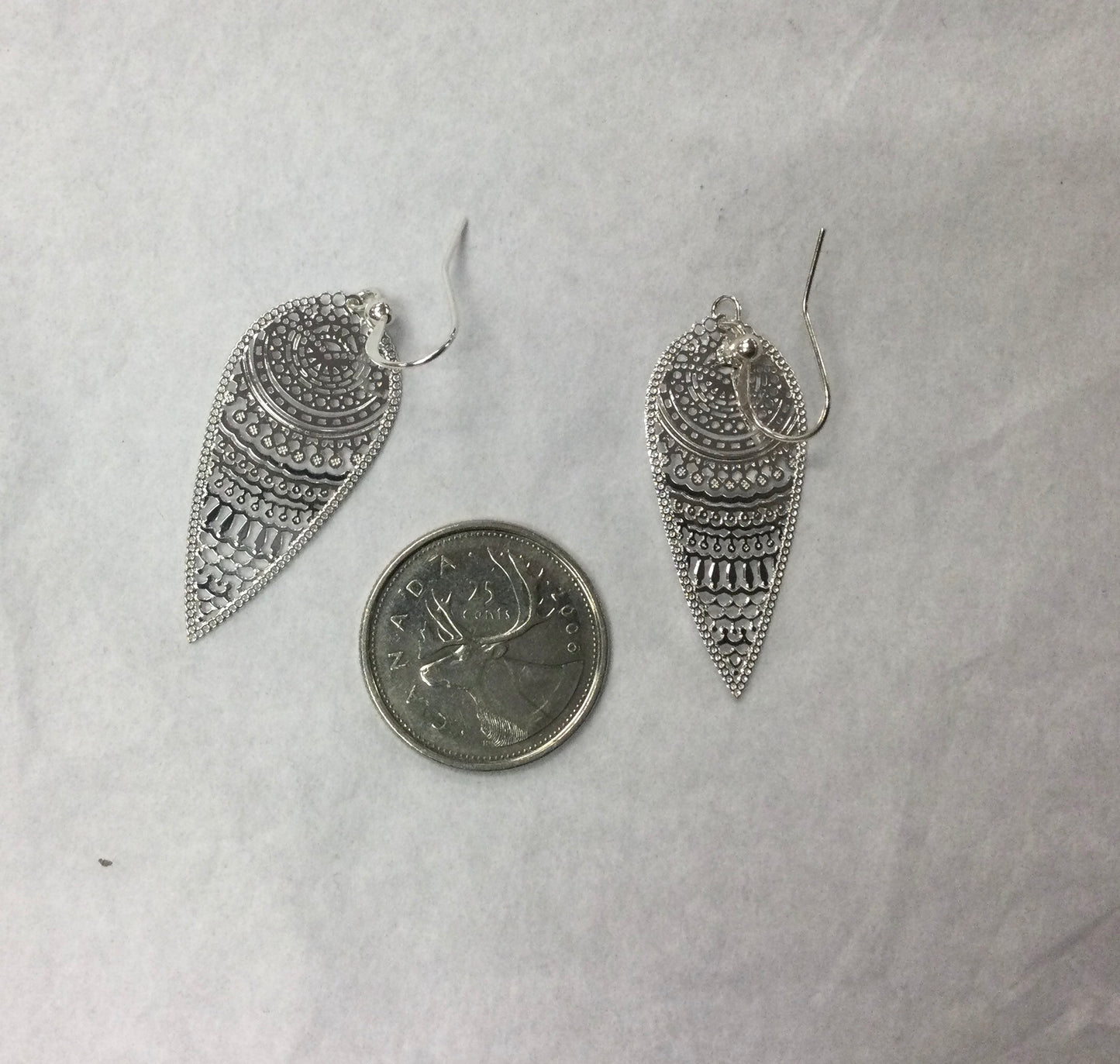 Lavishy earrings, reversed tear drop