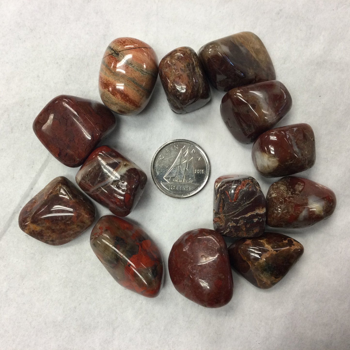 Tumbled Brecciated Jasper