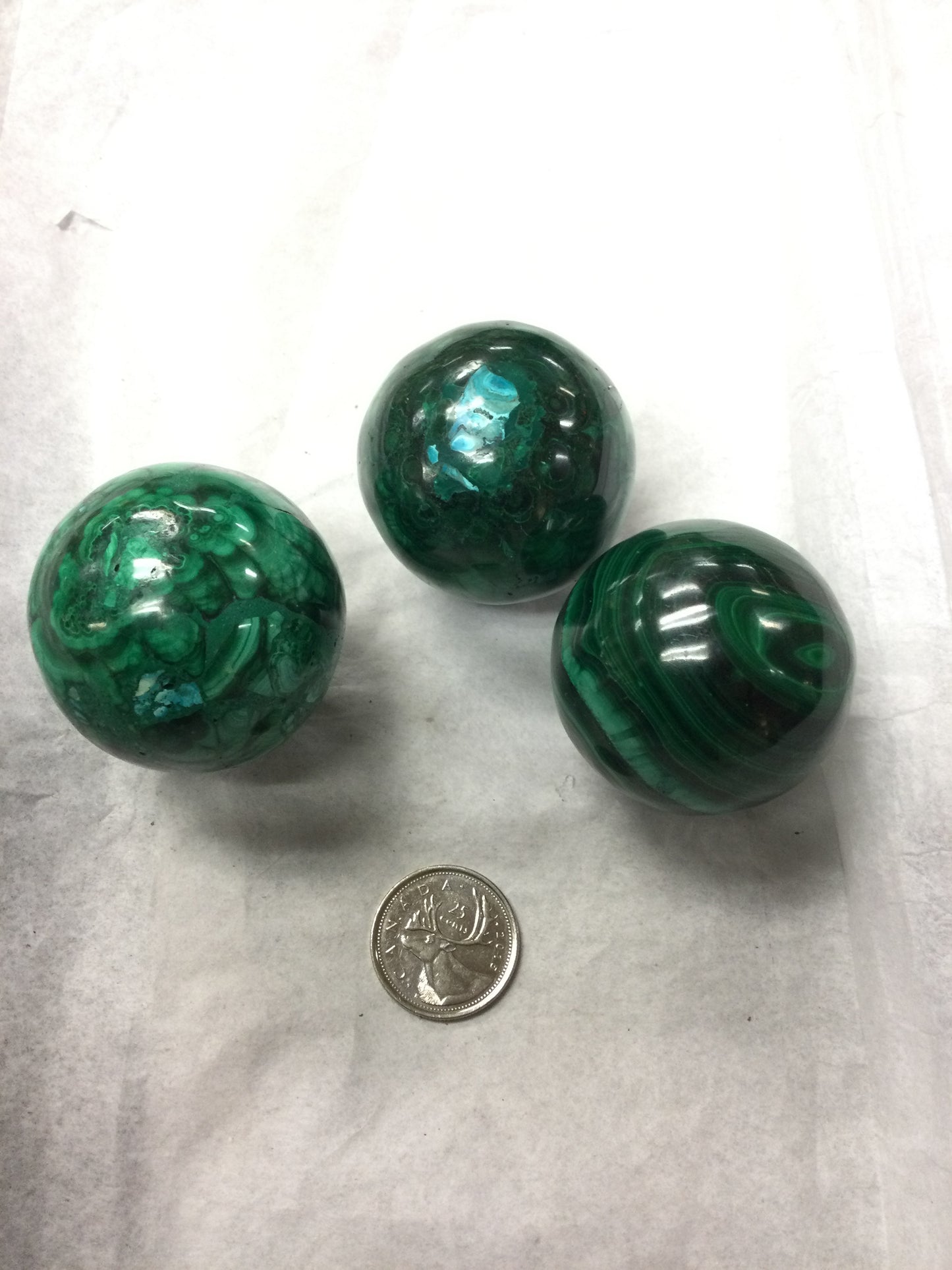 Malachite Spheres