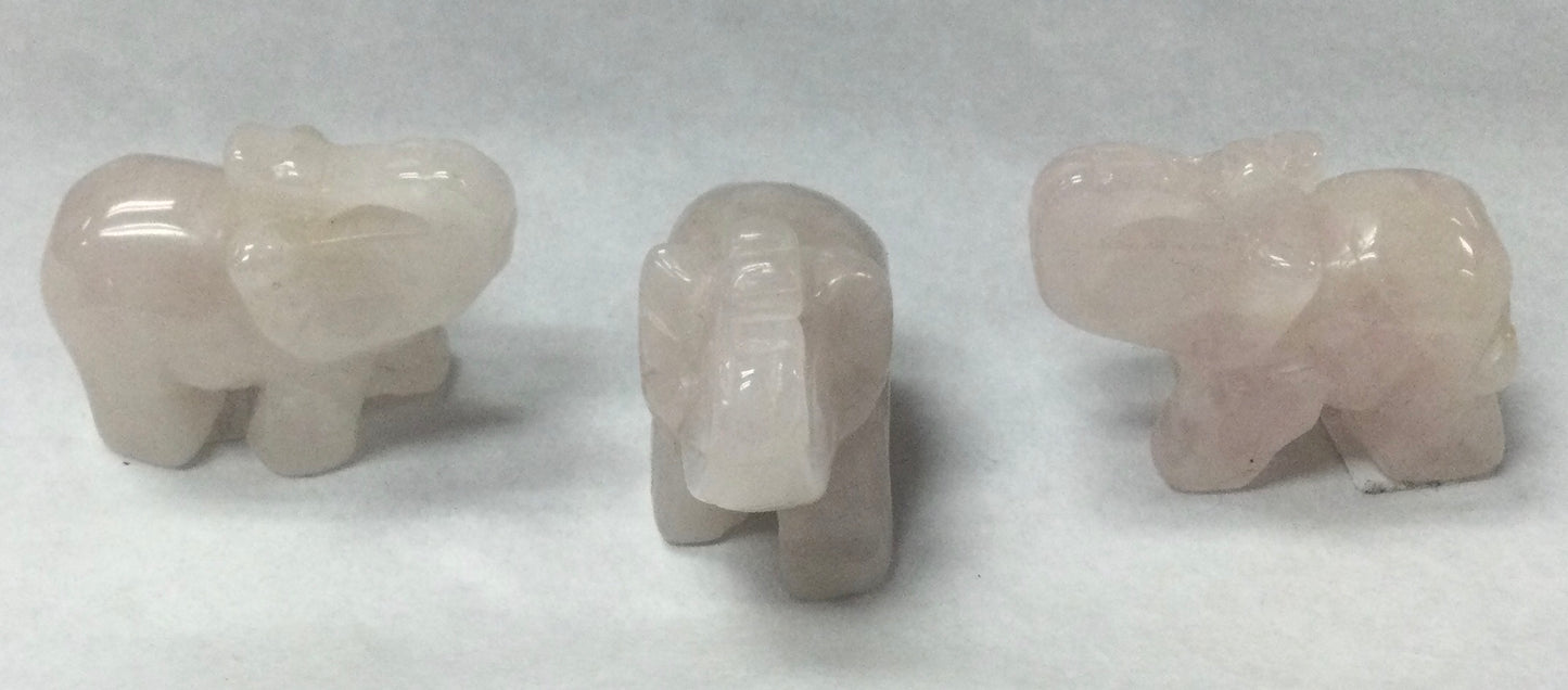 Small Crystal Elephant