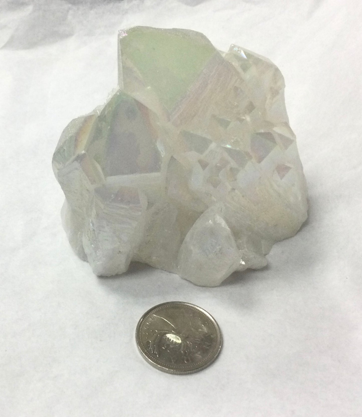 White Angel Aura Quartz