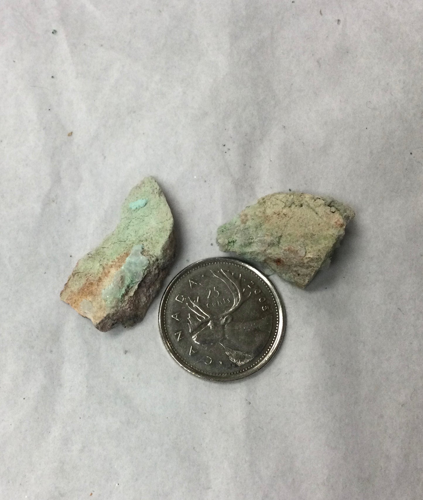 Aurichalcite, Rough