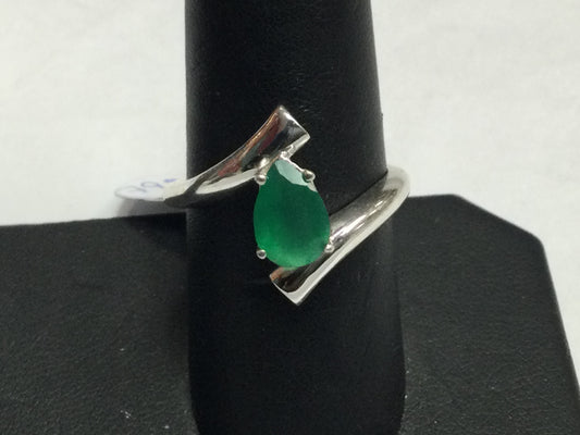 Modern Drop Cut Ring (Various Stones)