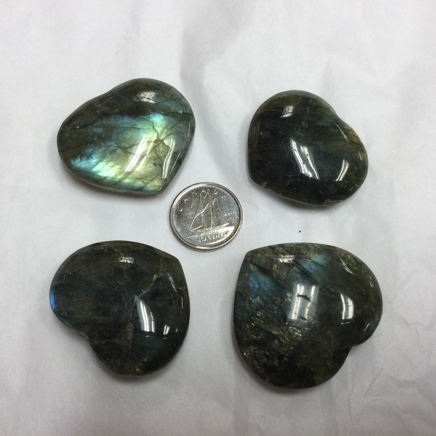 Small Labradorite Heart