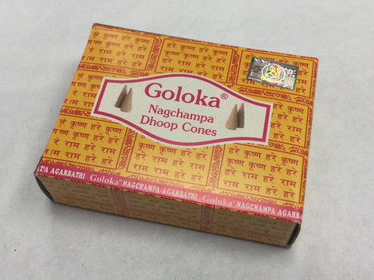 Goloka Nagchampa Dhoop Cones